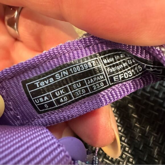Teva Women's Original Universal Hiking Sandal Size 6 Purple - Picture 5 of 7